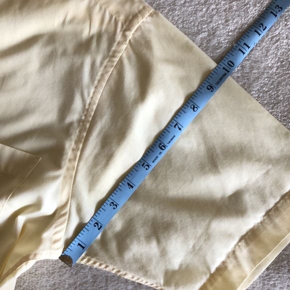 Vintage Pierre Cardin butter stick yellow button up short sleeve shirt - Picture 10 of 14